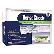 VersaCheck Custom Business Checks, Prestige Pattern, 8.5 x 11, Blue, 250 Sheets (GLO921800F00)