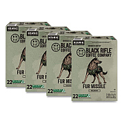 Black Rifle Coffee Company Fur Missile Coffee K-Cups, 22/Box, 4 Boxes/Carton (5510CT)