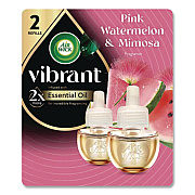 Air Wick Vibrant Scented Oil Warmer Refill, Pink Watermelon and Mimosa, 0.67 oz, 2/Pack (6233800142)