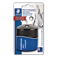 Staedtler Mars Lumograph Manual Pencil Sharpener, 2.5", Blue (511100BKA6)