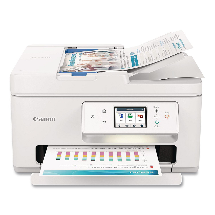 Canon PIXMA TR7820 Inkjet Printer, Copy/Print/Scan (6258C002)