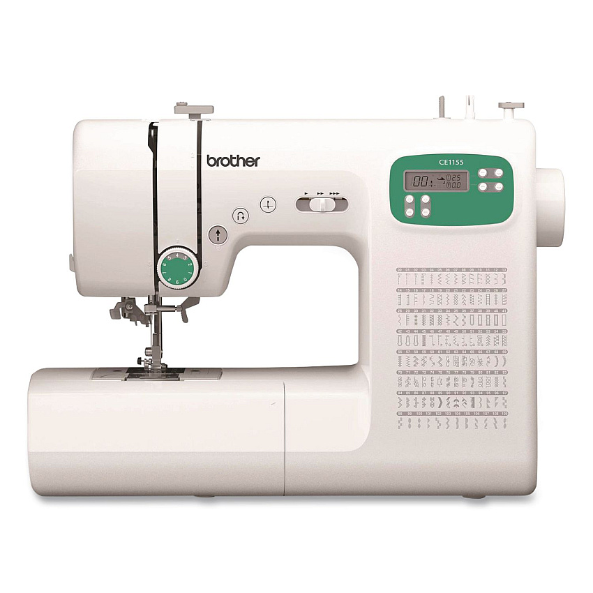 Brother CE1155 Computerized Sewing Machine, 110 Stitches, 18 x 15 x 8