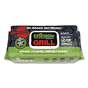Crocodile Cloth Grill Cleaning Cloths, 10 x 15, White, 80/Pack (6600080)