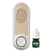Lifelines Evaporative Aromatherapy Essential Oil Shower Diffuser/Crisp Mountain Air-Mint and Eucalyptus Oil,4.7 x 4.7 x 7.2,White/Ivory (111501)
