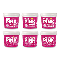 The Pink Stuff Miracle Cleaning Paste, Floral Scent, 17.6 oz Jar, 6/Carton (823781CT)
