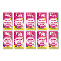 The Pink Stuff Miracle Foaming Toilet Powder, Fruity Scent, 3.5 oz Packet, 2 Packets/Box, 10 Boxes/Carton (824996CT)
