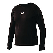 ergodyne N-Ferno 6435 Midweight Long Sleeve Base Layer Shirt, Small, Black (40202)