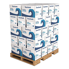 Boardwalk Copy Paper, 92 Bright, 20 lb Bond Weight, 8.5 x 11, White, 500 Sheets/Ream, 10 Reams/Carton, 40 Cartons/Pallet (21200PLT)