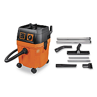 Turbo II HEPA Dust Extractor Set, 8.4 gal Tank Capacity, Orange/Black (92036060990)