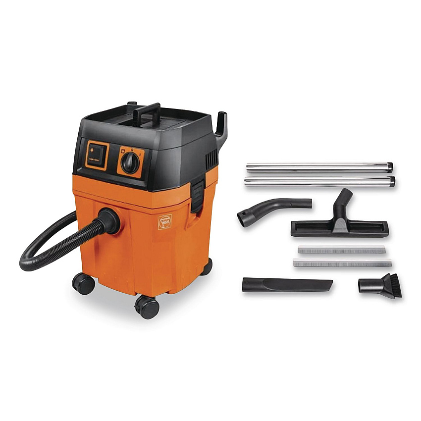 Turbo II HEPA Dust Extractor Set, 8.4 gal Tank Capacity, Orange/Black (92036060990)