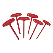6-Piece Insulated T-Handle Inch Hex Screwdriver Set (33490)
