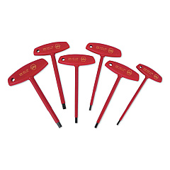 6-Piece Insulated T-Handle Inch Hex Screwdriver Set (33490)