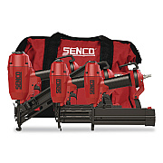 Three-Tool Pneumatic Finish Combo Kit with Angled Finish Nailer, Brad Nailer and Stapler (10S0001N)