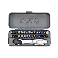 32-Piece GoBox TerminatorBlue Impact Bit Set with Mini Ratchet (76889)