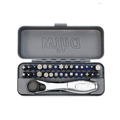 32-Piece GoBox TerminatorBlue Impact Bit Set with Mini Ratchet (76889)
