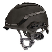MSA V-Gard H1 Safety Helmet, Brimless, Fas-Trac III Pivot Ratchet Suspension, One Size Fits Most (6.5 to 8), Black (10194798)