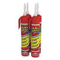 Flex Caulk Hi-Performance Hybrid Caulk, 6.6 oz Aerosol Can, Dries Clear, 4/Carton (CFSCLRR675)