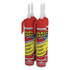 Flex Caulk Hi-Performance Hybrid Caulk, 6.6 oz Aerosol Can, Dries Clear, 4/Carton (CFSCLRR675)
