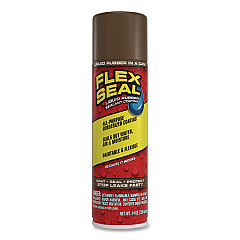 Flex Seal Liquid Rubber Sealant Coating Aerosol, 14 oz Aerosol Can, Dries Brown, 6/Carton (FSBRNR20)