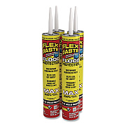 Flex Paste Flood Protection Paste, 28 oz Cartridge, Dries Yellow, 4/Carton (RPSYELR28)