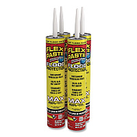 Flex Paste Flood Protection Paste, 28 oz Cartridge, Dries Yellow, 4/Carton (RPSYELR28)