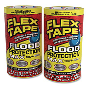 Flex Tape Removable Rubberized Waterproof Flood Protection Tape, 7.5" x 50 ft, Yellow, 2/Carton (RTSYELR0850)