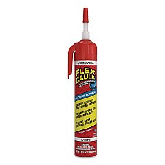 Flex Caulk Hi-Performance Silicone Caulk, 6.5 oz Aerosol Can, Dries White, 4/Carton (US600WHT200)