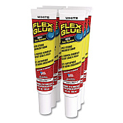 Flex Glue Easy Squeeze, 6 oz, Dries White, 6/Carton (GFSTANR06)
