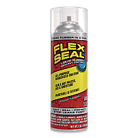 Flex Seal Liquid Rubber Sealant Coating Aerosol, 5 oz Aerosol Can, Dries Clear, 6/Carton (FSCLRR08)