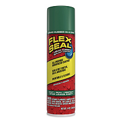 Flex Seal Liquid Rubber Sealant Coating Aerosol, 14 oz Aerosol Can, Dries Green, 6/Carton (FSGRNR20)