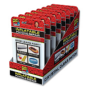 Flex Seal Inflatable Patch and Repair, 3" x 4", Clear, 8/Carton (KITPVC3X44)