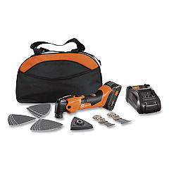MULTIMASTER AMM 500 AS 4 Ah Cordless Oscillating Multi-Tool Kit, Variable Speeds, with 12 Pieces (71293866090)