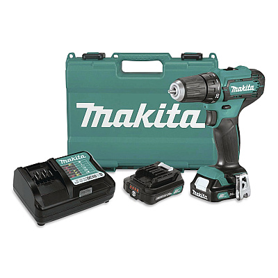 FD09R1 12V MAX CXT Lithium-Ion 3/8" Cordless Drill Driver Kit with Two Batteries (2 Ah), (Reconditioned) (FD09R1R)