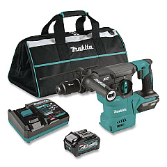 40V Max XGT Brushless Lithium-Ion 1 3/16" Cordless AVT AWS Rotary Hammer Drill Kit (4 Ah) (GRH09M1)