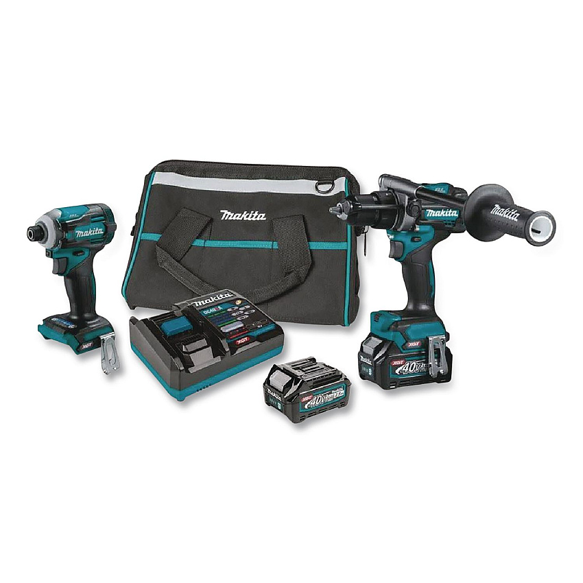 40V MAX XGT Brushless Lithium-Ion 1/2" Cordless Hammer Drill Driver and Four-Speed Impact Driver Combo Kit (Reconditioned) (GT200DR)