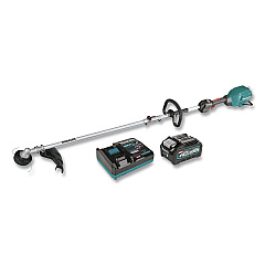 XGT Brushless Lithium-Ion Cordless Couple Shaft Power Head with String Trimmer Attachment Kit, 71.75" Long, Teal/Black/Silver (GUX01JM1X1)