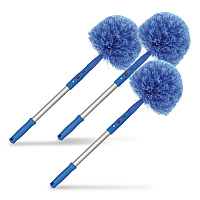 Cobweb/Corner Duster Brush with 20" Pole, 3/Kit (GRI1083PK)
