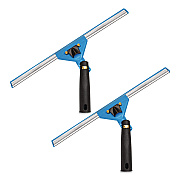 Swivel Window Squeegee with Quick Release, 14" Wide Blade, 2/Pack (GRI1292PK)