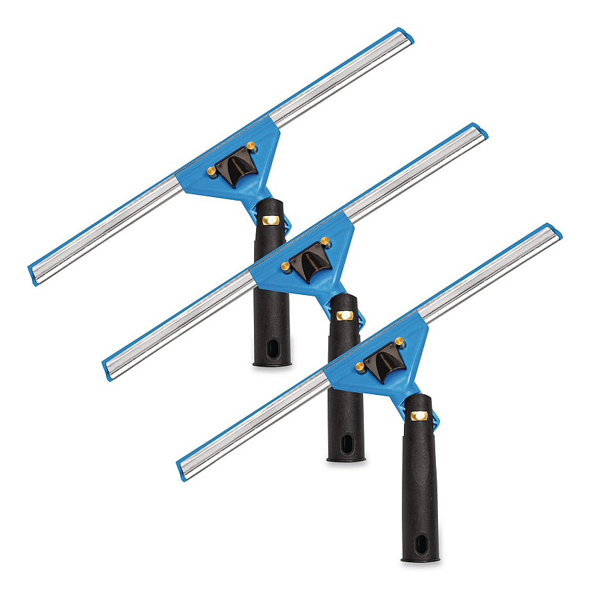 Swivel Window Squeegee with Quick Release, 14" Wide Blade, 3/Pack (GRI1293PK)