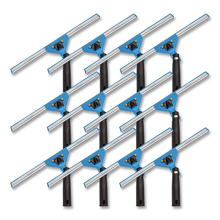Swivel Window Squeegee with Quick Release, 14" Wide Blade, 12/Carton (GRI12912PK)
