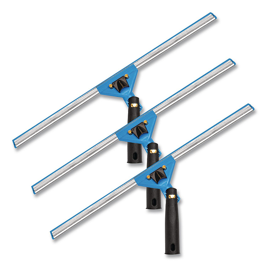 Swivel Window Squeegee with Quick Release, 18" Wide Blade, 3/Pack (GRI129183PK)