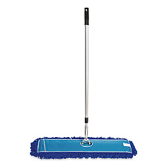 All-In-One Microfiber Dust Mop Set with Telescopic Handle, 36 x 5, Blue Microfiber Head, 40" to 72" Silver Aluminum Handle (GRI17436T)