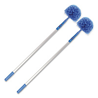Cobweb/Corner Duster Brush with Telescopic Pole, 3 ft to 6 ft Handle, 2/Kit (GRI1026F2PK)