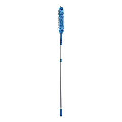 Flexible Wand Duster with Microfiber and Chenille Sleeve and 6 ft Telescopic Pole (GRI1756F)