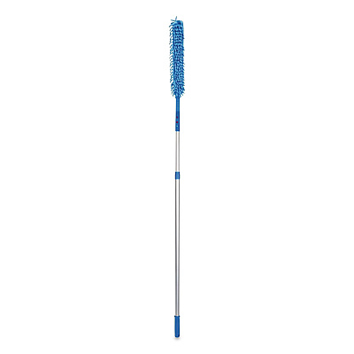 Flexible Wand Duster with Microfiber and Chenille Sleeve and 6 ft Telescopic Pole (GRI1756F)