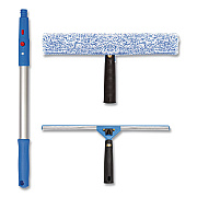 Pro Window Washing Kit with Squeegee, Washer and 20" Pole, 18" Blade, 3/Kit (GRI138183PK)