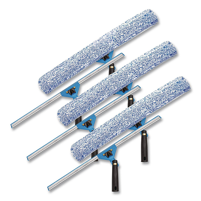 Swivel Window Washing Kit with Squeegee and Washer, 18" Wide, 3/Kit (GRI136183PK)