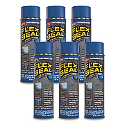 Flex Seal Liquid Rubber Sealant Coating Aerosol, 14 oz Aerosol Can, Dries Blue, 6/Carton (FSBLUR20)