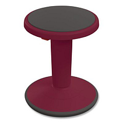 MooreCo Hierarchy Grow Stool, Short, Backless, Supports Up to 250 lbs, 14" to 18" Seat Height, Currant Seat, Currant Base (50960CURRANT)