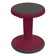 MooreCo Hierarchy Grow Stool, Tall, Backless, Supports Up to 250 lbs, 17" to 24" Seat Height, Currant Seat, Currant Base (50970CURRANT)